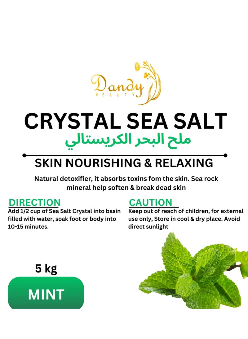 Dandy Crystal Salt for Skin Nourishment and Relaxation 5 kg (Mint) - Image 2