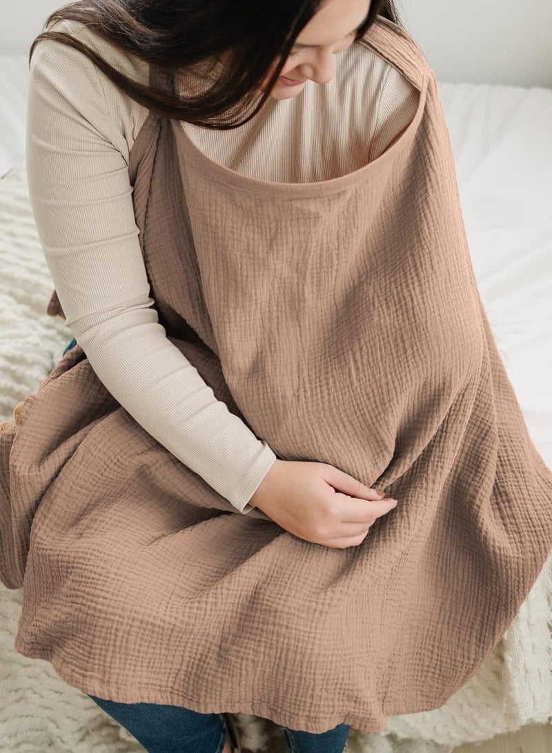 Multifunctional Nursing Cover – Breastfeeding Scarf, Privacy Shawl & Nursing Cloth for On-the-Go Moms  - Image 3