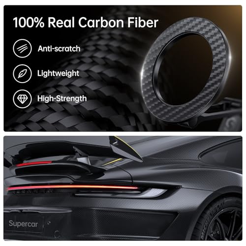 SYNCWIRE Fits MagSafe Car Mount, Magnetic Phone Holder for Car Dashboard, [Flexible Three-axis] 360° Rotation Magnetic Car Mount Strong Magnets Car Phone Holder for iPhone 17 16 15 14 Pro Max - Image 4