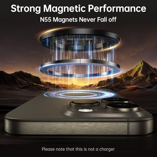 SYNCWIRE Fits MagSafe Car Mount, Magnetic Phone Holder for Car Dashboard, [Flexible Three-axis] 360° Rotation Magnetic Car Mount Strong Magnets Car Phone Holder for iPhone 17 16 15 14 Pro Max - Image 5