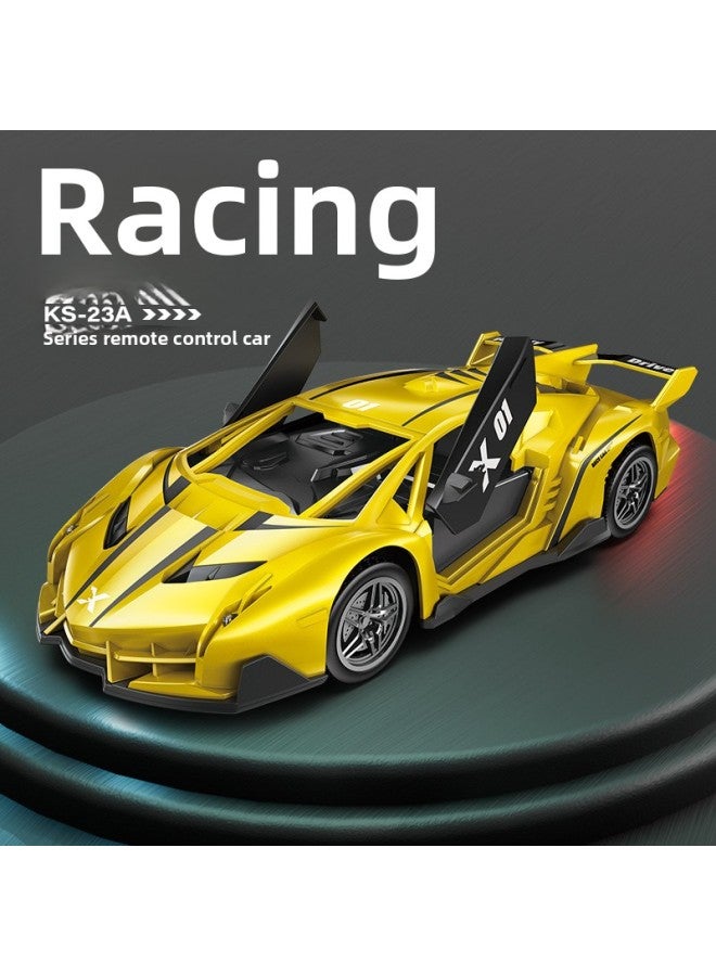 6-12 Years Old Children RC Remote Control Toy Racing Model Hand Control Drift Rechargeable Double Door Sports Car Model Gift-Color:Extra Large + Double Car Lights Daniu Remote Control Sports Car 【red】 Mail Order Box-Scale:Additional Version 【lithium Battery * 2 + Charging Cable + Screwdriver + Remote Control Battery】 - Image 5