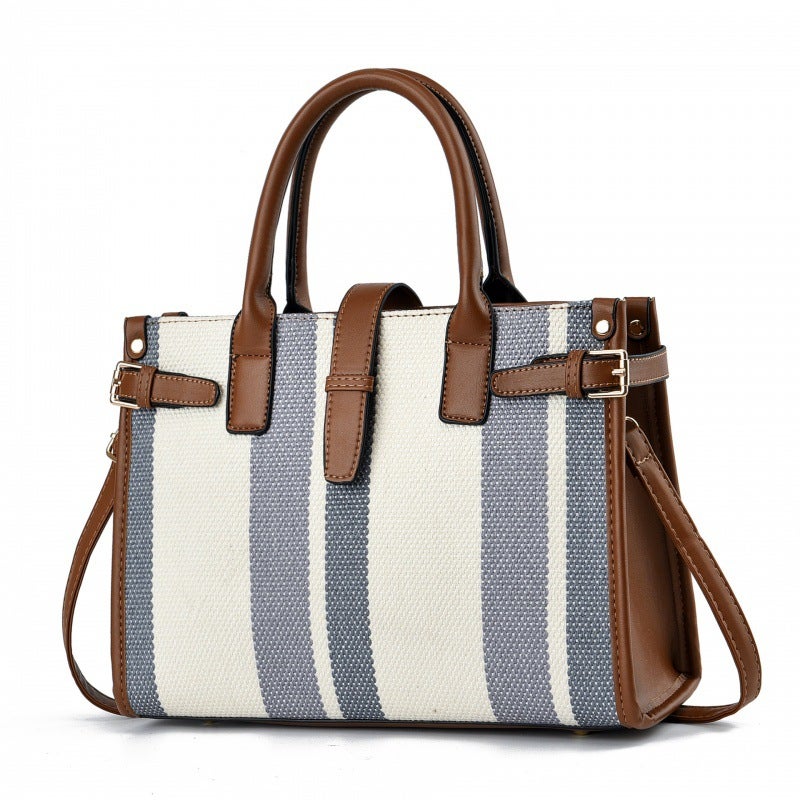 Vintage Casual Portable Large Capacity Bag Women'S New Arrival 2024 Fashionable All-Match Tote Bag Niche Design Shoulder Bag - Image 1