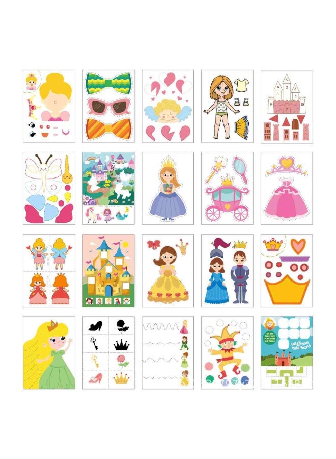 Capstro Princess Paper-Cut Book – DIY Cutting Art Workbook for Girls | Early Learning Scissor Skills Activity with Cute Princess Patterns | Creative Craft Book for Ages 4–6 - Image 5