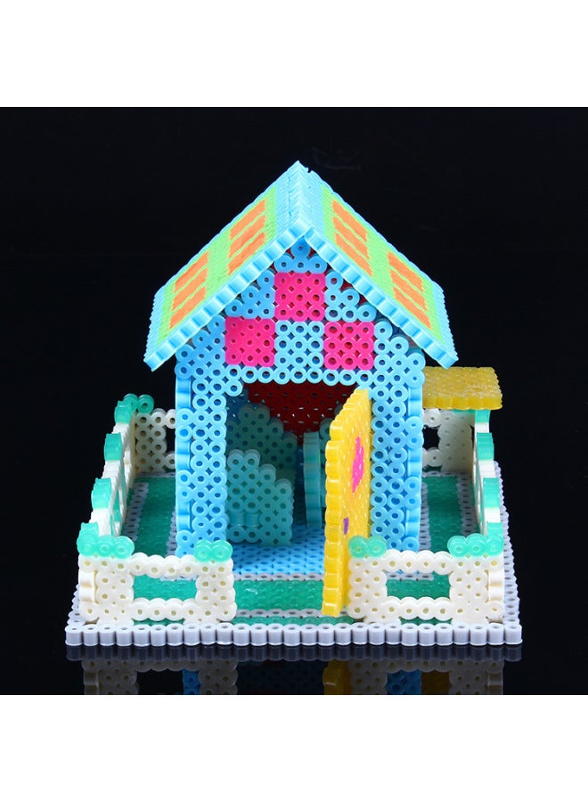 Yiwu Direct Selling Children's Handmade DIY Educational Toys Spell Bean Puzzle 5mm-Color:5MM500 Grams Of Mixed Color - Image 4