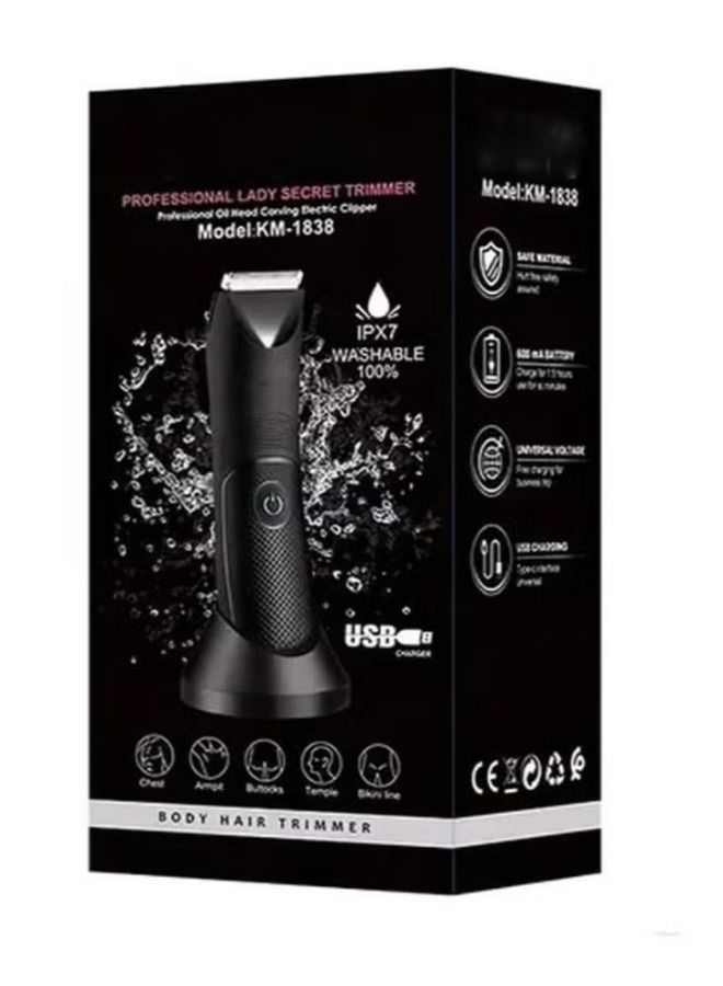 Professional Body Hair Trimmer KM-1838 - Image 3