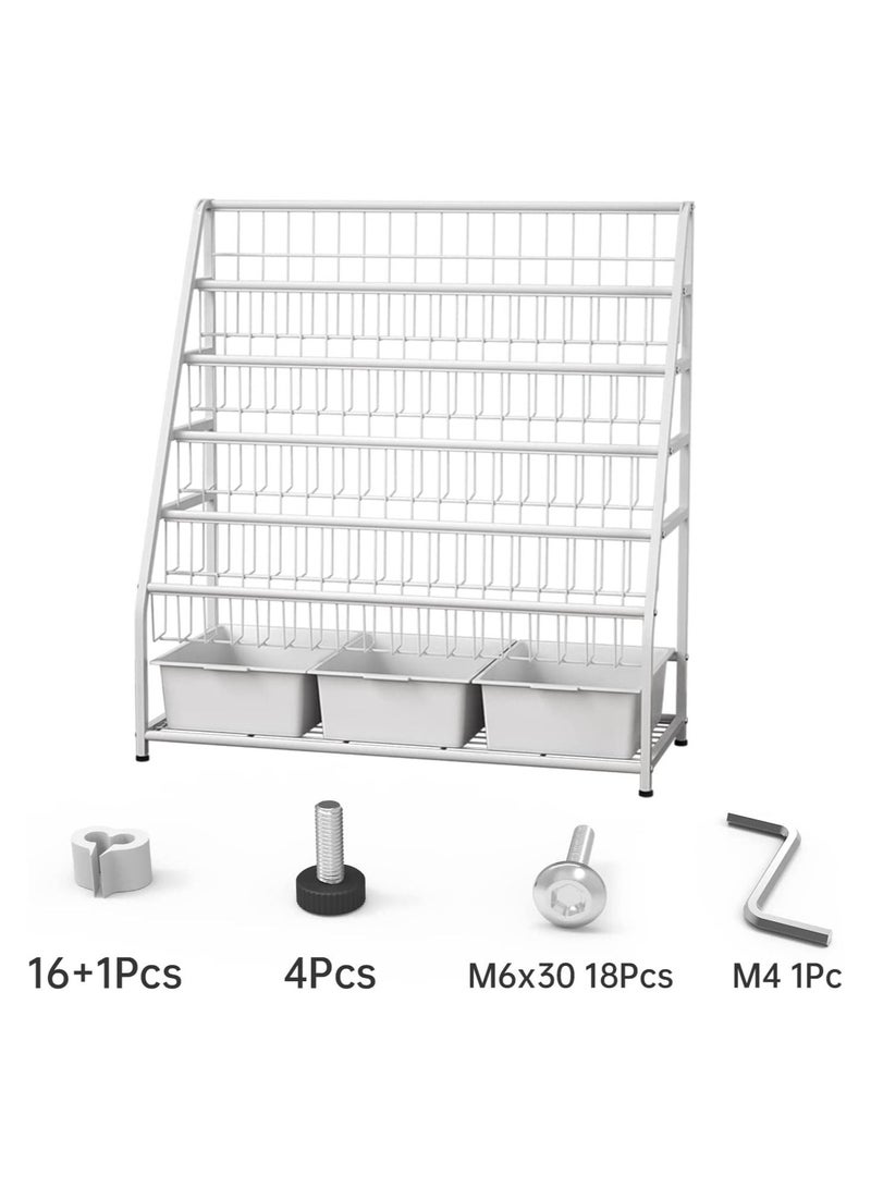 DubaiGallery Shelf Children's Toy Storage Rack Storage Box Storage Cabinet Baby Toy Rack Bookshelf Picture Book Rack  - Image 4