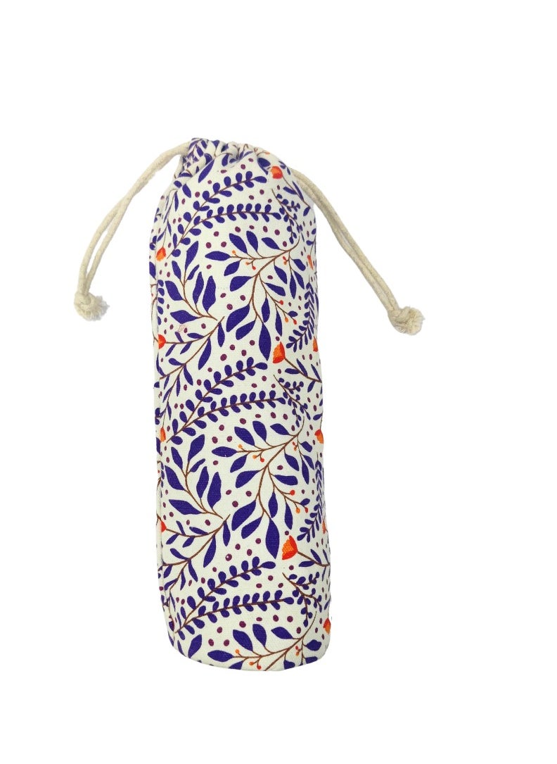 earthsave Earthsave Cotton Premium Water Bottle Pouch-|Canvas Material with Waterproof Lining| For 1 Ltr Bottle  - Image 1