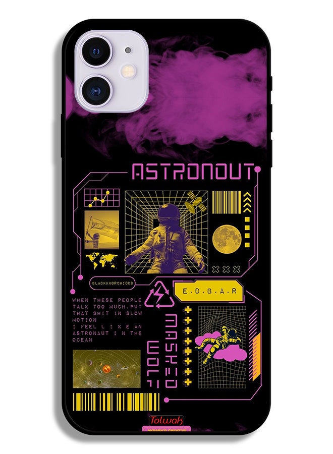 Tolwak Apple iPhone 11 Protective Case Astronaut Sticker - Image 2