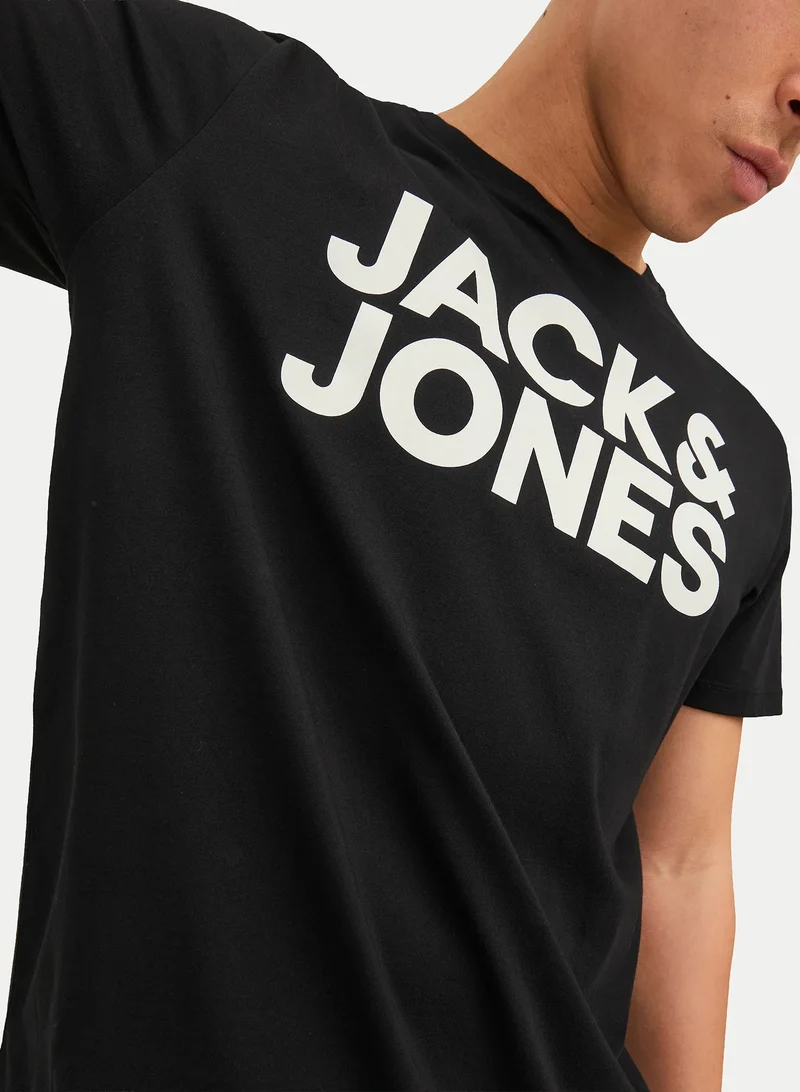 JACK & JONES  JJECORP LOGO TEE SS O-NECK NOOS for Men | Best Price UAE