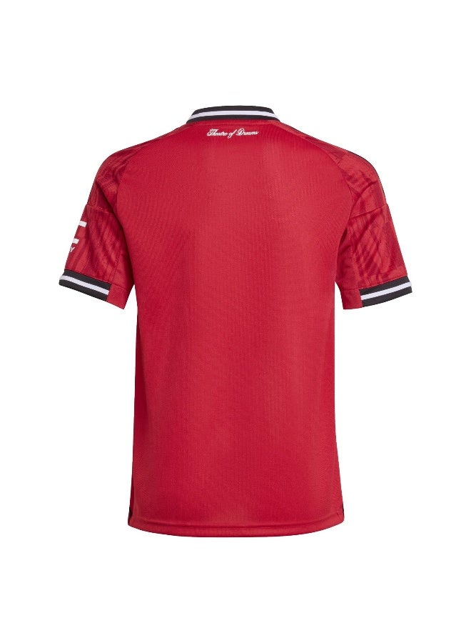 Adidas Mufc H Jsy Y Red Football Jerseys For Junior 7-8Y - Image 2