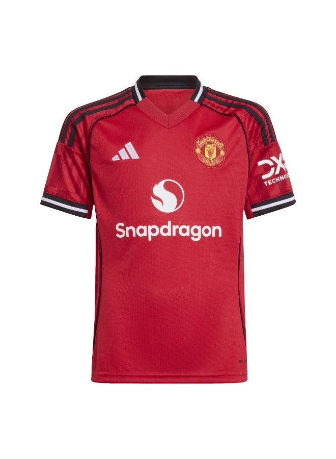 Adidas Mufc H Jsy Y Red Football Jerseys For Junior 7-8Y - Image 1