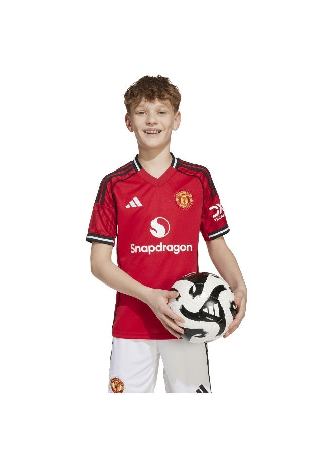 Adidas Mufc H Jsy Y Red Football Jerseys For Junior 7-8Y - Image 3