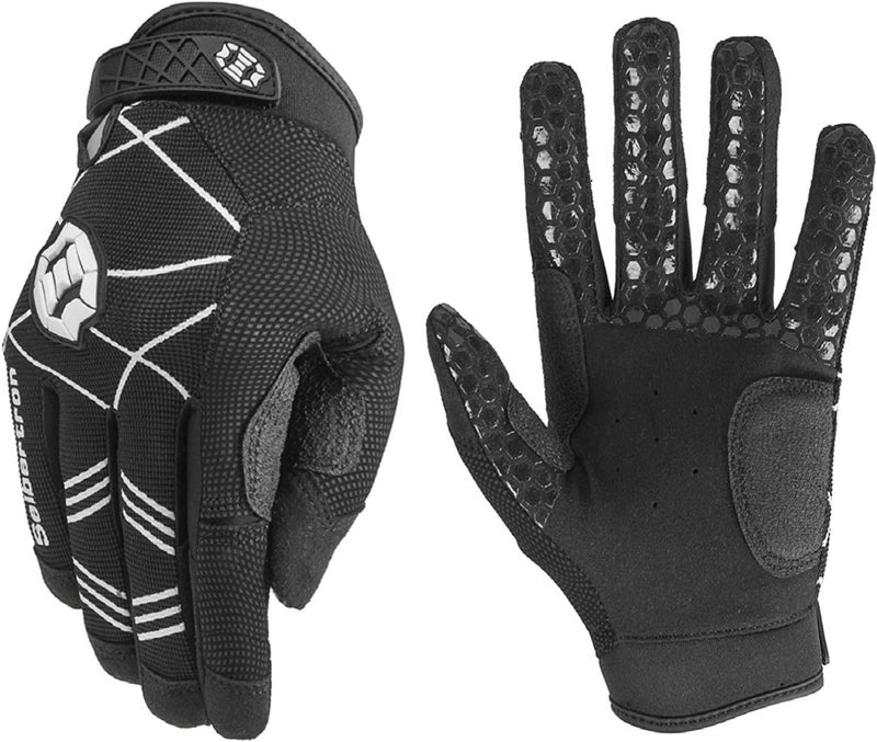 Seibertron B-A-R PRO 2.0 Signature Baseball + Softball + Teeball Batting Gloves Super Grip Finger Multiple 11 Sizes + 5 Colors Available Fit Adult Youth Kids Boys Girls Mens Women - Image 1