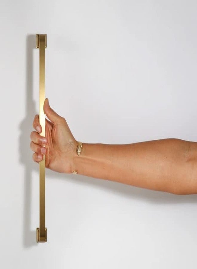 HOBKNOBS Solid Brass Handle for Door (10 Inch, Polished Chrome). - Image 5