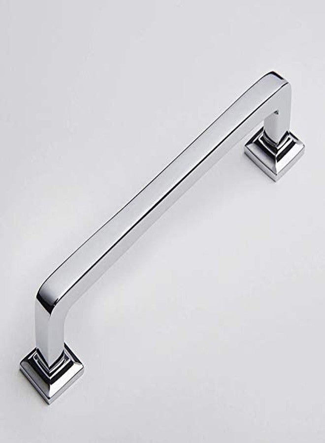 HOBKNOBS Solid Brass Handle for Door (10 Inch, Polished Chrome). - Image 1