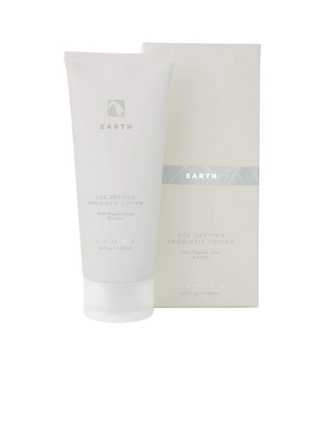 zents Age Defying Probiotic Lotion (Earth Fragrance) Antiaging Body And Hand Cream With Organic Shea Butter & Hyaluronic Acid 6.4 Fl Oz  - Image 2