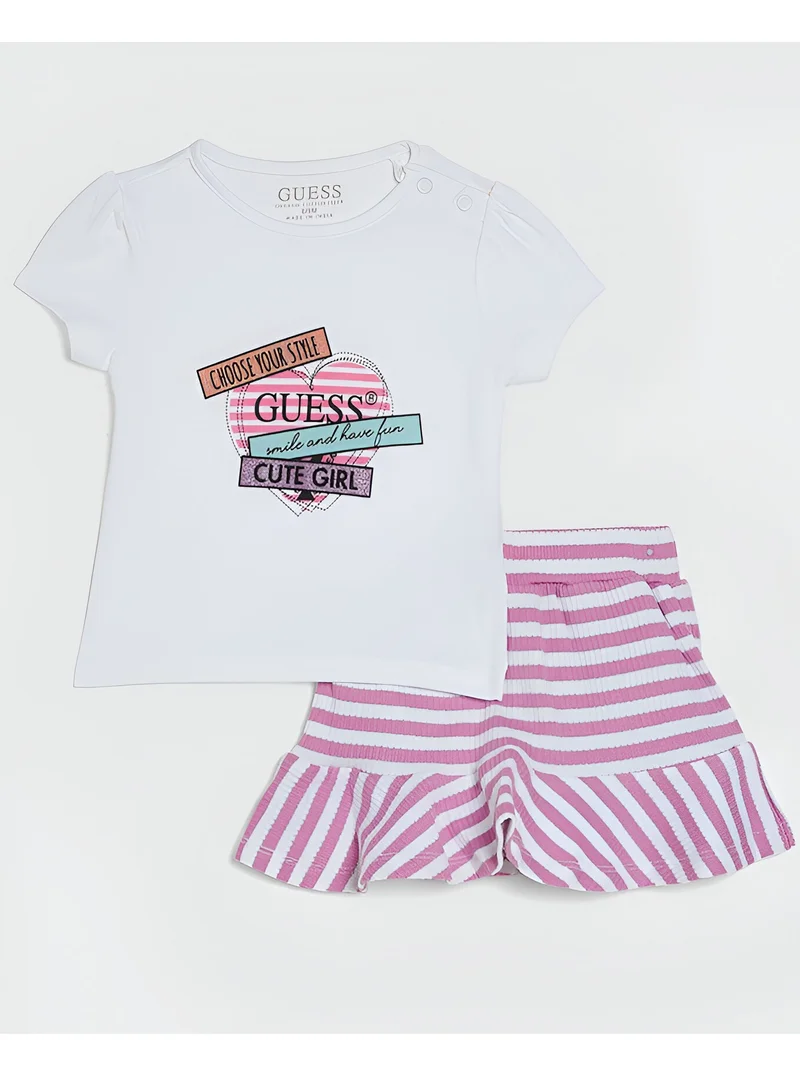 جس تيشيرت بشعار الماركة للأطفال الرضع