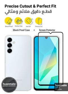 2 in 1 Samsung Galaxy A16 4G Protection Pack - Ultra Clear Shockproof Case & Edge-to-Edge Screen Protector, 360 Degree Protection, Back Cover & Screen Protector for Samsung Galaxy A16 4G - pzsku/ZFCACE78039691A23586FZ/45/_/1729537765/bf5de146-3a91-416b-be79-2e52e1c2dcef