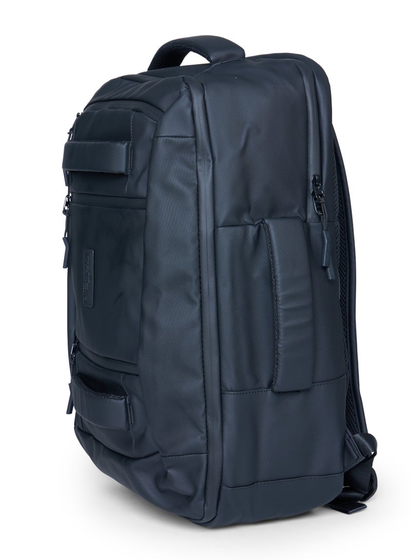 Track حقيبة ظهر Track Shark المقاومة للماء باللون الأسود، حقيبة ظهر للرجال|النساء، حقيبة مدرسية مضادة للسرقة لحاسوب محمول، حقيبة ظهر ذكية مضادة للسرقة - Image 2