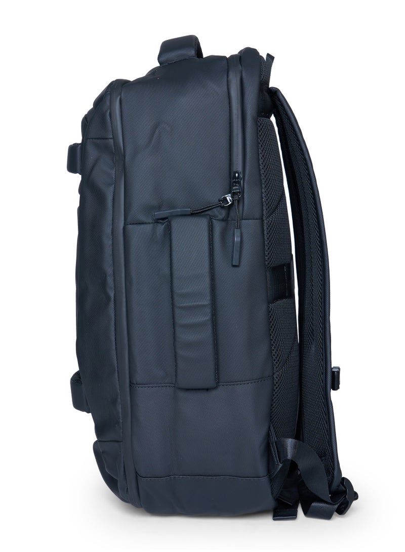 Track حقيبة ظهر Track Shark المقاومة للماء باللون الأسود، حقيبة ظهر للرجال|النساء، حقيبة مدرسية مضادة للسرقة لحاسوب محمول، حقيبة ظهر ذكية مضادة للسرقة - Image 4