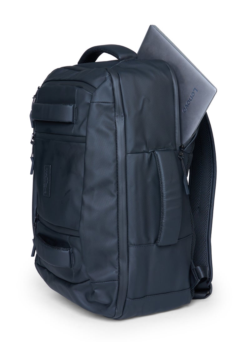 Track حقيبة ظهر Track Shark المقاومة للماء باللون الأسود، حقيبة ظهر للرجال|النساء، حقيبة مدرسية مضادة للسرقة لحاسوب محمول، حقيبة ظهر ذكية مضادة للسرقة - Image 5