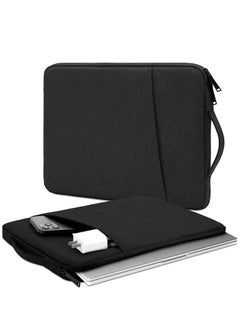 Laptop Sleeve Case 14 15.4 Inch Compatible HP ASUS Lenovo Acer Notebook Carrying Computer Bag Accessories Polyester Case With Pocket Black