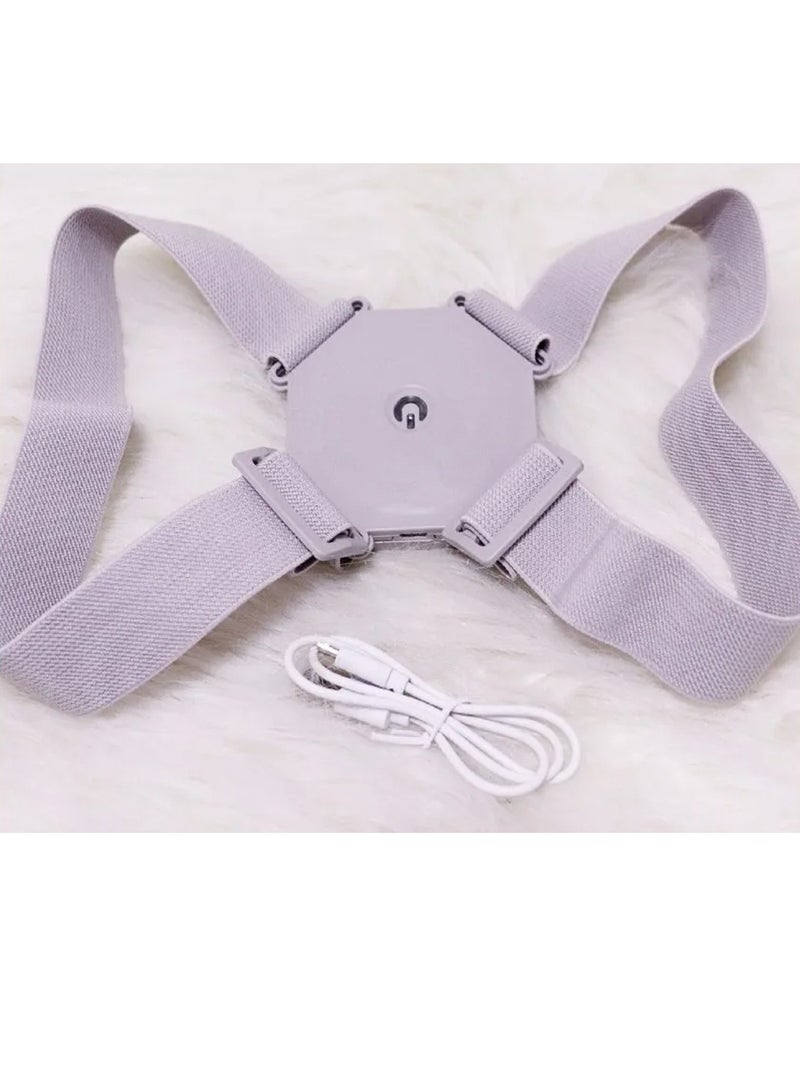 DubaiGallery Adjustable Posture Corrector, Intelligent Posture Reminder with Sensor Vibration Adjustable Upper Back Brace Support Prevent Humpback, for Men Women and Kids - Image 4
