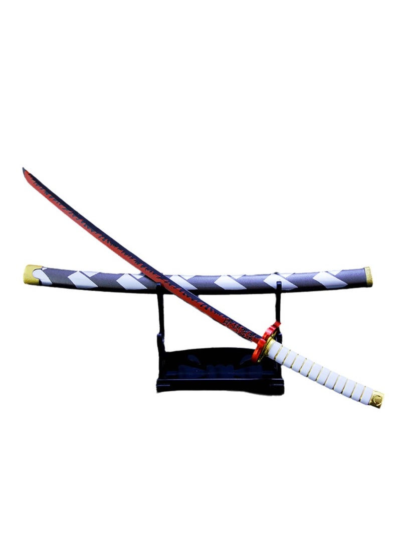 26cm Anime Demon Slayer Nichirin Sword Model Toy with Scabbard Costumes Accessories - Image 1