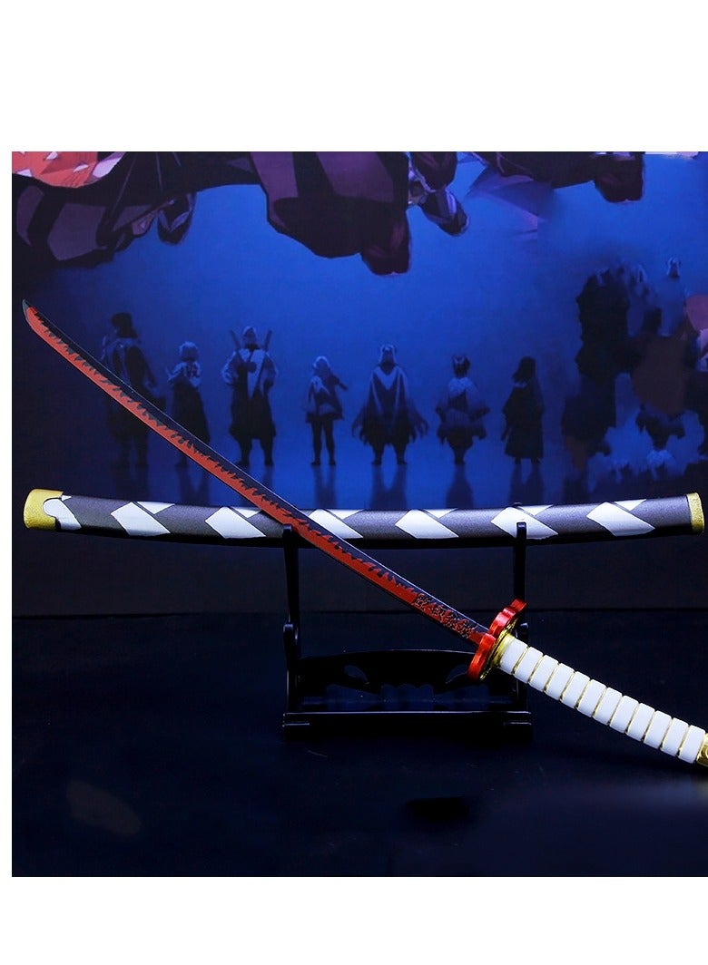 26cm Anime Demon Slayer Nichirin Sword Model Toy with Scabbard Costumes Accessories - Image 2