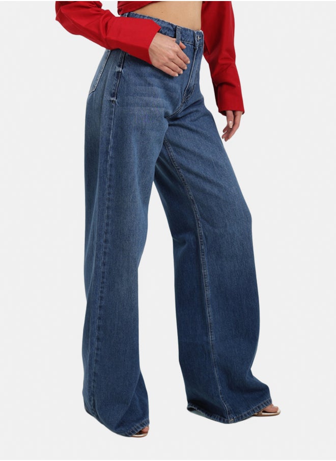 Clue Wide Leg High Waist Jeans  - Image 2