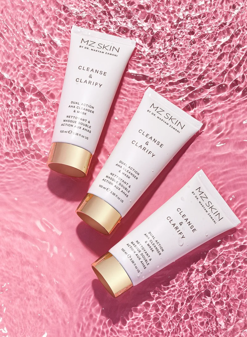 MZ Skin Cleanse & Clarify Dual Action Aha Cleanser & Mask