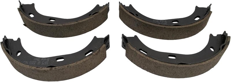 TRQ Parking Brake Shoe Set Compatible with 1968-1991 Mercedes-Benz - Image 3