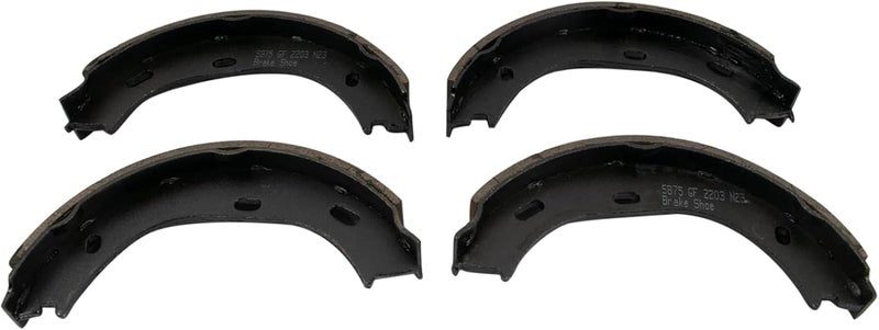 TRQ Parking Brake Shoe Set Compatible with 1968-1991 Mercedes-Benz - Image 4