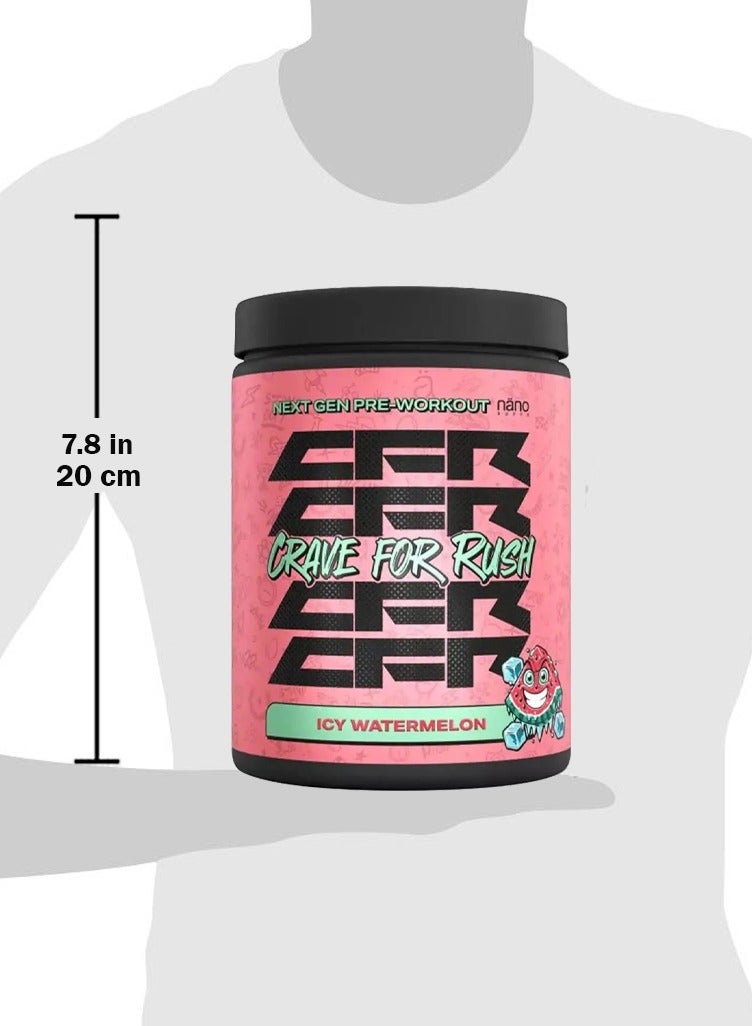 نانو سابس كريف فور راش ما قبل التمرين بطيخ مثلج 400 جم - Image 3
