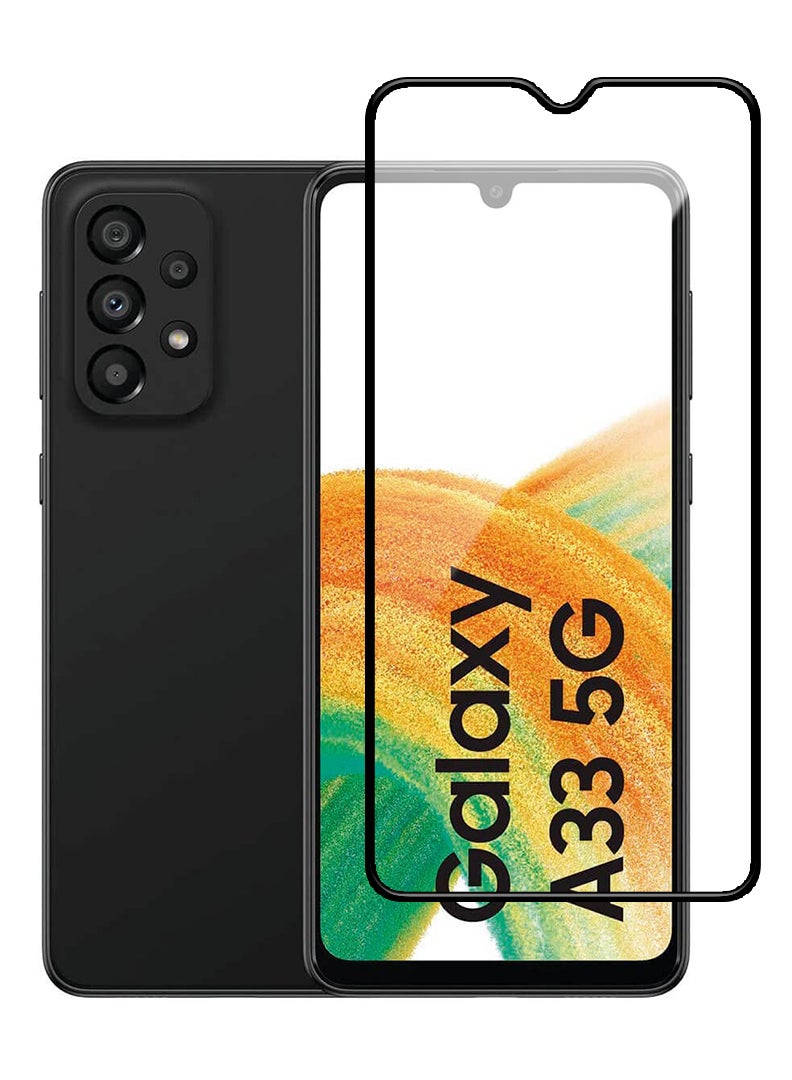 Case Up Screen Protector For Samsung Galaxy A33 9H Hardness Tempered Glass Film, Bubble Free Easy Installation, Full Coverage, Anti Scratch And Touch Sensitive - Image 1