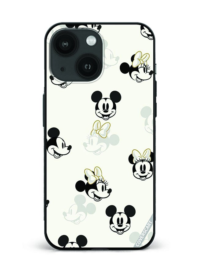 غطاء واقي لجهاز آبل آيفون 13 بتصميم ميكي ماوس متعدد الألوان