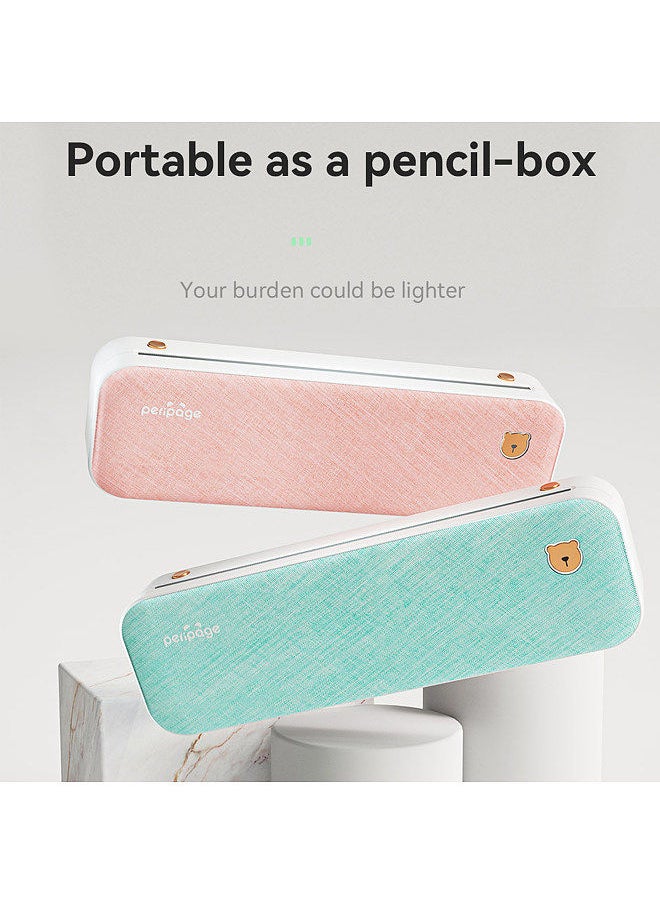 PeriPage A4 Paper Printer Direct Thermal Transfer Wirless Printer Mobile 210mm USB BT Connection with 1 Roll Thermal Paper Support 2"/3"/4" Paper Width Printing PDF File Webpage Contract Picture  - Image 5