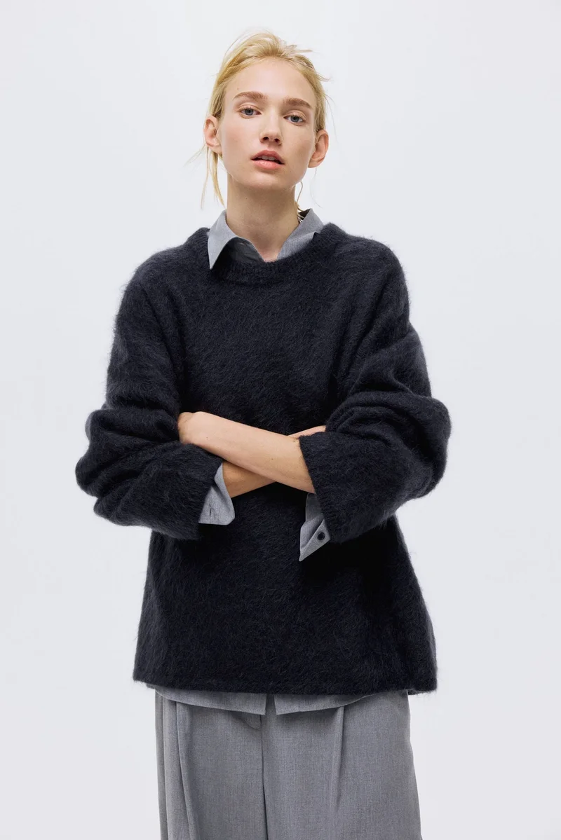 H&M Oversized mohair-blend jumper