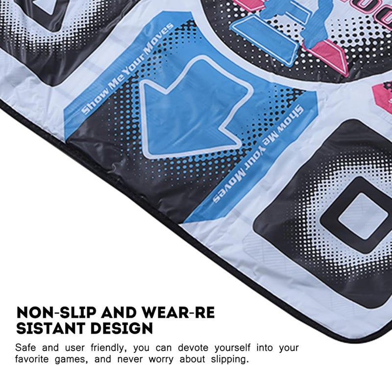 klarako Dance Pad, Musical Dancing Mat Exclusive Game CD PC Dance Step Pad, Support Windows 98 2000 XP 7 OS, Slip and Wear Resistant Design Dance Game Floor Pad - Image 3