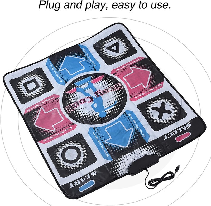 klarako Dance Pad, Musical Dancing Mat Exclusive Game CD PC Dance Step Pad, Support Windows 98 2000 XP 7 OS, Slip and Wear Resistant Design Dance Game Floor Pad - Image 5