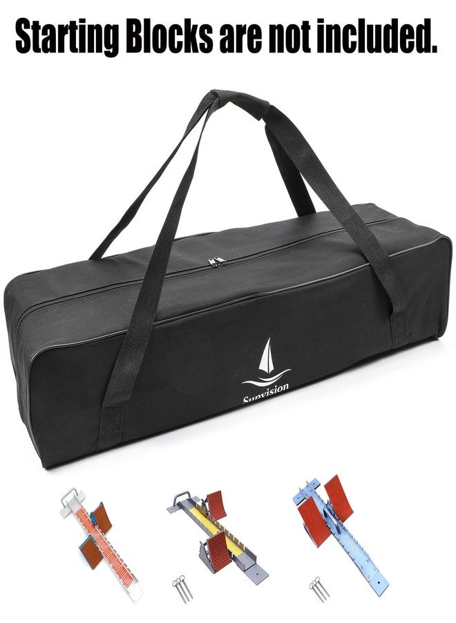 Supvision 37.4in Foldable Duffle Bag Fits Starting Blocks with an Overall Length of Less Than 35 Inches Extra Large Travel DuffelTote GymBag with Zippers and Handles Sports Oxford Cloth Bags - Image 2