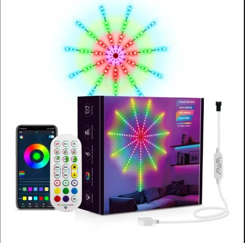 Ttt RGB Firework LED Wall Lamp