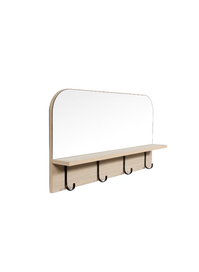 Migue home Frameless Wall Mirror, Modern Decorative Mirror For Living Room, Bedroom, Bathroom & Entryway - Size 43cm x 80 cm x 11 cm - Image 3