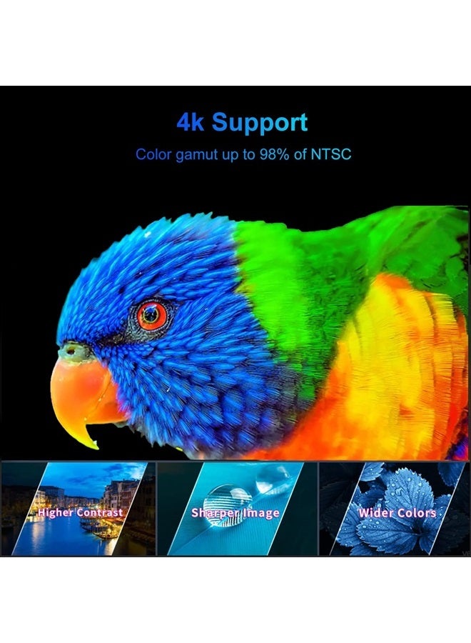 JIFAR 5G WiFi Bluetooth Projector 4K with 450"Display,2023 Upgraded 1000ANSI Native 1080P Projector,Movie Outdoor Projector Support 4K,Dolby,Zoom,Correct Keystone,4K Projector for W/TV Stick,iOS,Android,PS5 - Image 3