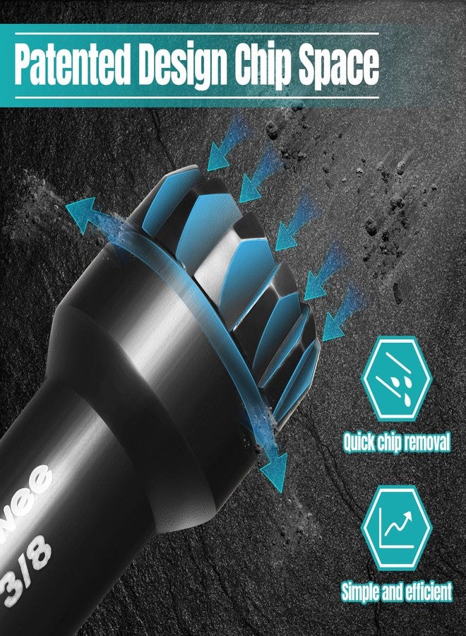 Prozwee 1/4"& 5/16"& 3/8" Hex Nut Driver with Saw-Tooth,1/4" Hex Quick Change Shank,Patented Design Sawtooth for Remove Sealant and Stubborn Oil Dirt On the Surface Of The Nut, etc. - Image 2