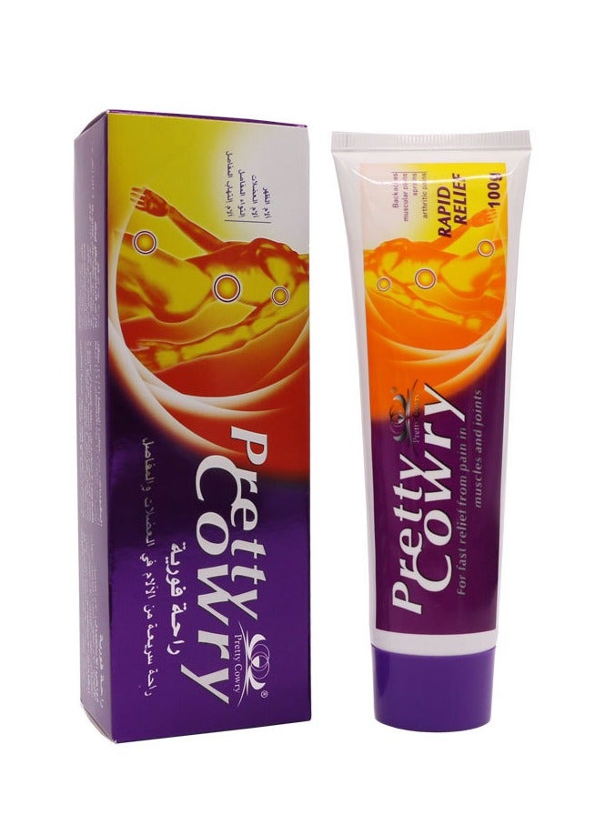 Pretty Instant Pain Rapid Relief Ointment,Rapid Pain Relief Cream 100g - Image 1