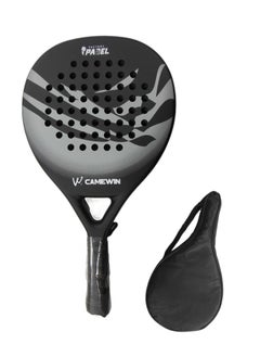 CAMEWIN Padel Racket Paddle Racquet Carbon Fiber Light EVA Core Memory Foam Tennis Racquet Paddle For Sport Exercise Workouts Entertainment  - Image 1