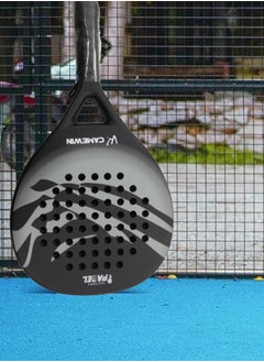 CAMEWIN Padel Racket Paddle Racquet Carbon Fiber Light EVA Core Memory Foam Tennis Racquet Paddle For Sport Exercise Workouts Entertainment  - Image 2