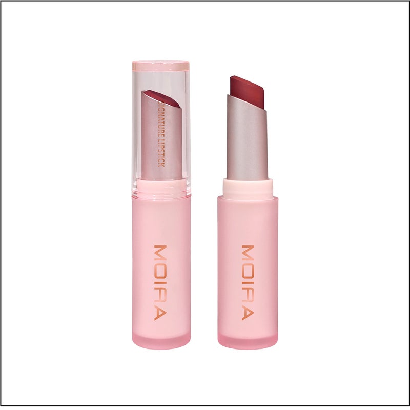 Moira Signature Lipstick 008 Hibiscus - Image 2