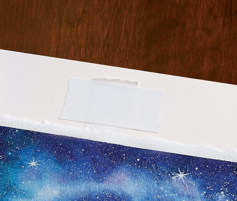 Lineco لاينكو، شريط تثبيت ورقي مائي مفعل للأرشيف، خالي من الحمض مع درجة حموضة محايدة، لتثبيت فنون الصور على لوح المات، 1 بوصة × 130 قدم، عبوة من 1 - Image 2